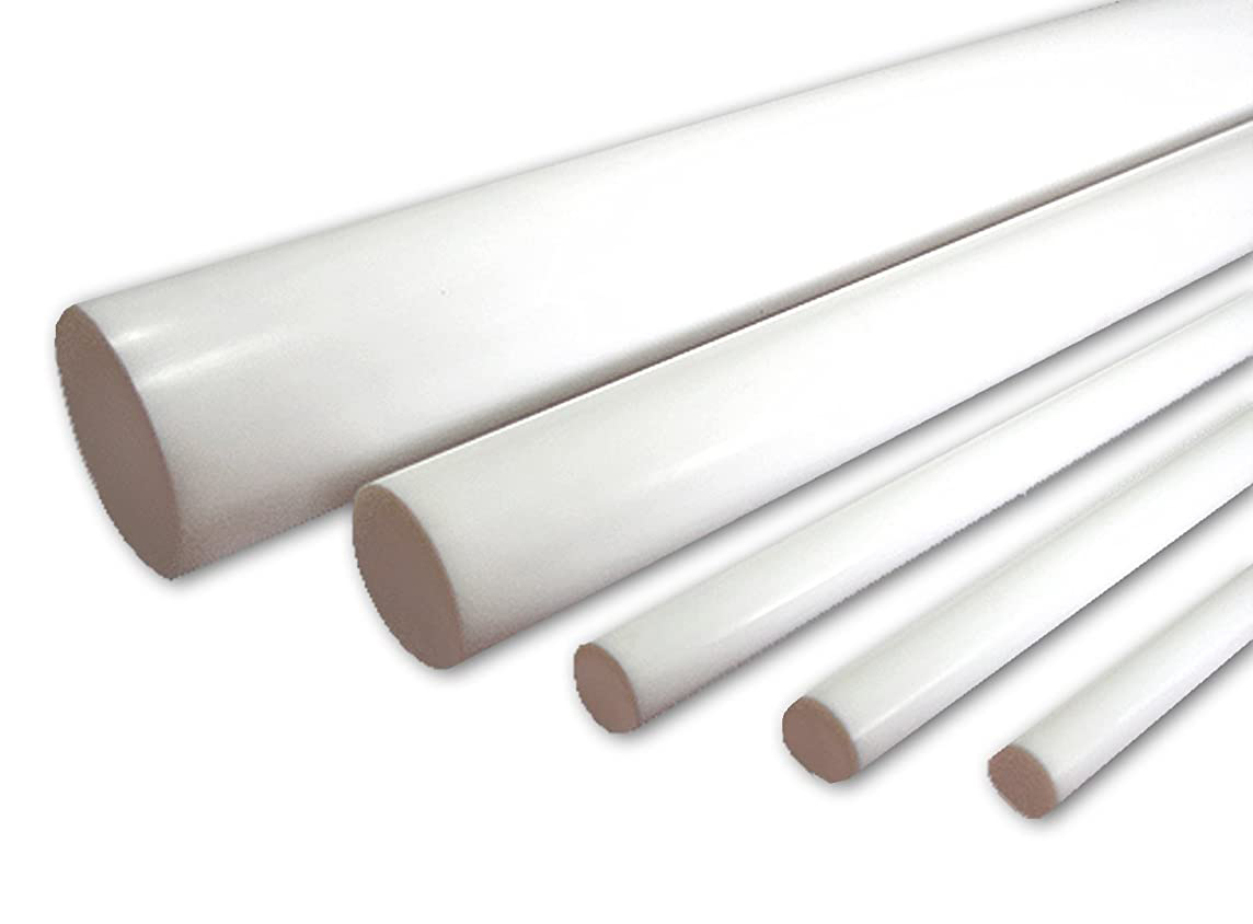 Arts and Crafts axle Rod uses: Dowel 1/4 Diameter x 12 Long Pack of 12 Assigned by Sterling Seal & Supply PTFE-0.25x12-RDx12.stel Teflon Rod PTFE Plastic FDA/USDA Approved 